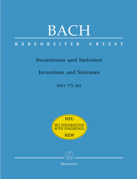 Bach, eds. Dadelsen and Kretschmar-Fischer – Inventions and Sinfonias, BWV 772-801 – Piano