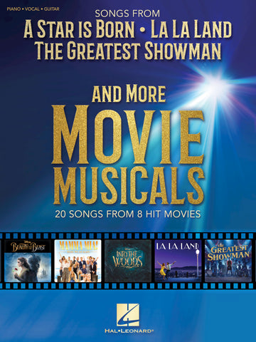 Various – Songs from A Star is Born, The Greatest Showmann, La La Land, and More Movie Musicals – Piano, Vocal, Guitar