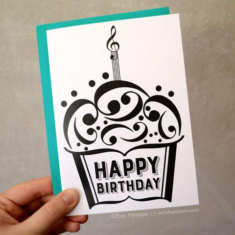 Cupcake Birthday Card