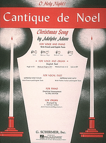 Adam, ed. Stickles - Cantique de Noel (Db Major) - Medium-High Voice and Organ