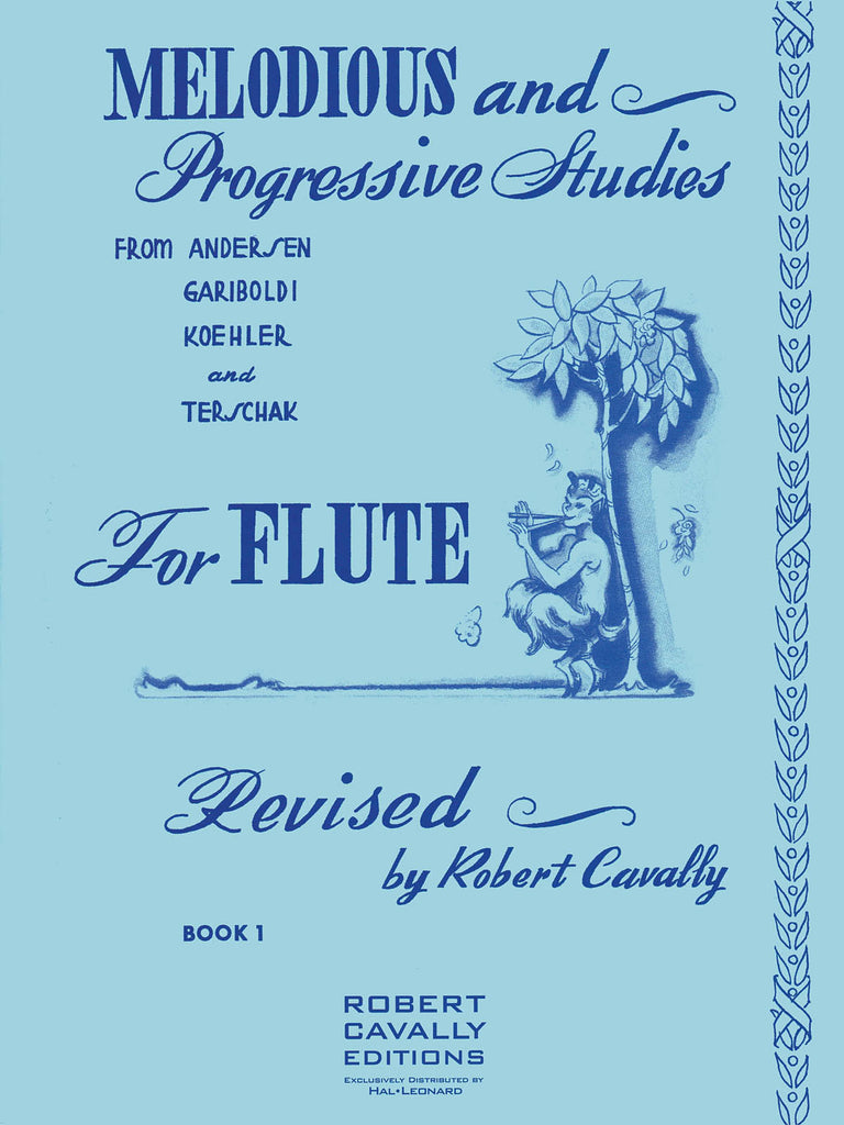 Cavally - Melodious and Progressive Studies for Flute, Book 1 - Flute/Piccolo Method