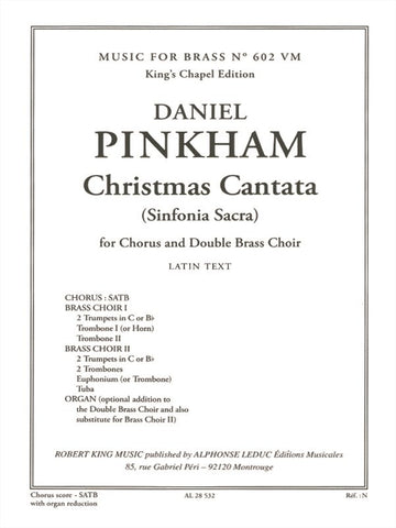 Pinkham - Christmas Cantata (Sinfonia Sacra) - SATB and Organ