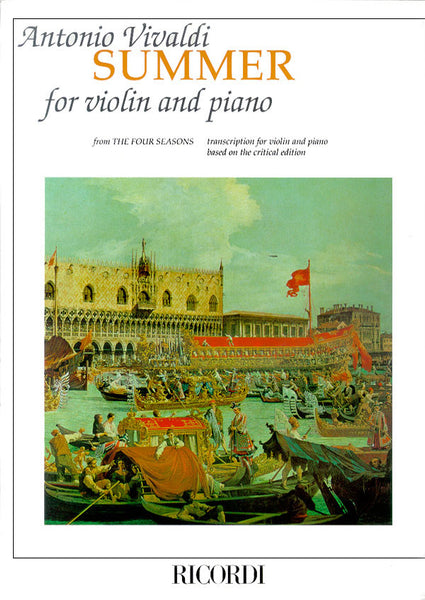 Vivaldi - Four Seasons: Summer, Critical Edition - Violin and Piano