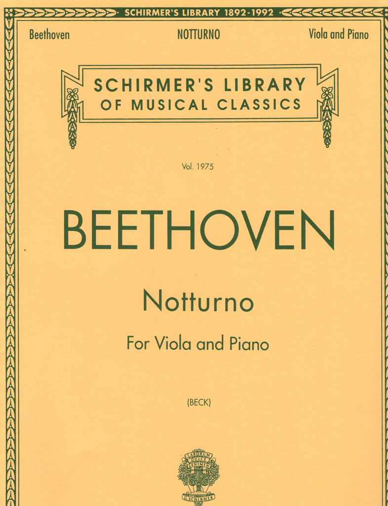 Beethoven - Notturno - Viola and Piano