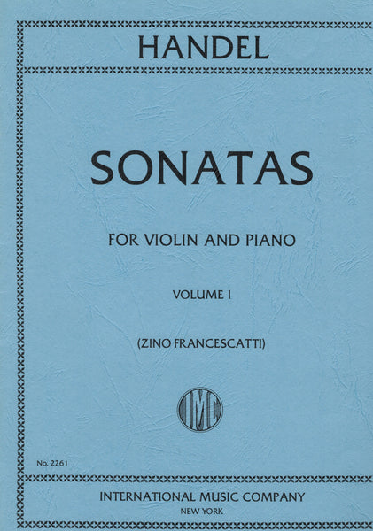 Handel, ed. Francescatti - Sonatas, Vol. 1 - Violin and Piano