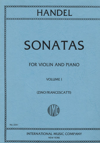 Handel, ed. Francescatti - Sonatas, Vol. 1 - Violin and Piano
