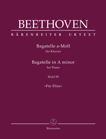 Beethoven - Bagatelle in A Minor ("Fur Elise") - Piano