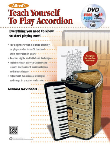 Alfred- Teach Yourself to Play Accordian w/DVD- Accordian Method