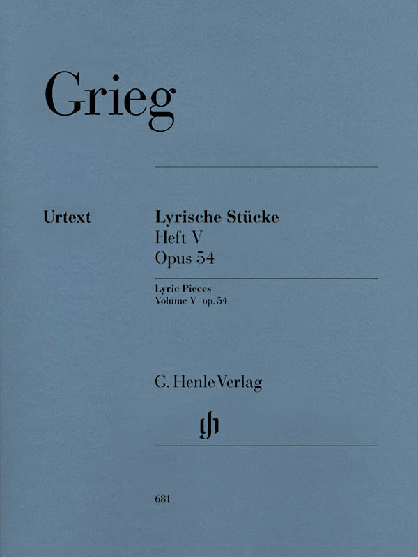 Grieg, ed. Heinemann – Lyric Pieces, Vol. V, Op. 54 – Piano