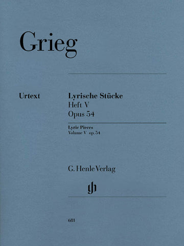 Grieg, ed. Heinemann – Lyric Pieces, Vol. V, Op. 54 – Piano