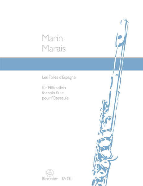 Marais, ed. Schmitz - Folies d'Espagne - Flute