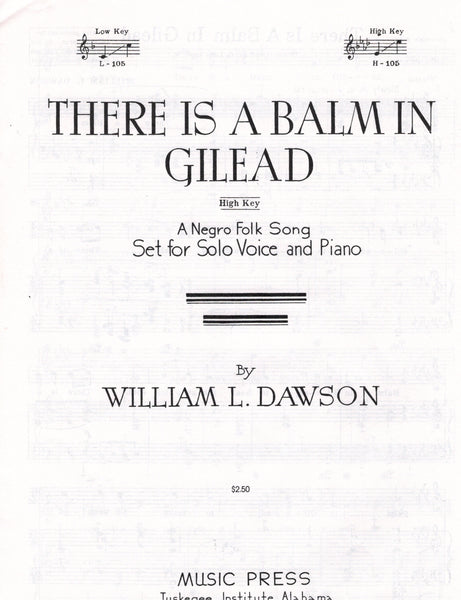 Dawson - There is a Balm in Gilead - High Voice