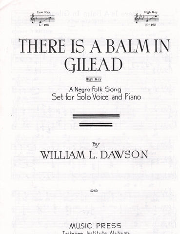 Dawson - There is a Balm in Gilead - High Voice