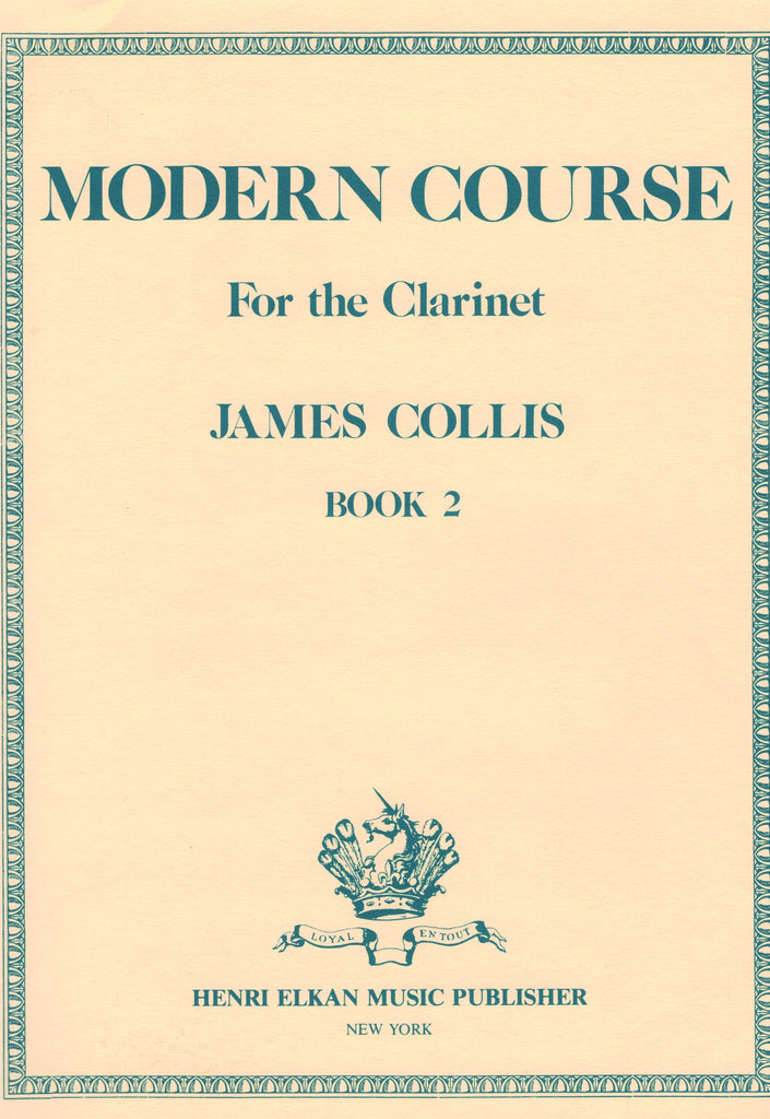 Collis – Modern Course for the Clarinet, Book 2 – Clarinet Method