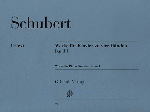 Schubert - Works for Piano Four-Hands - Vol. 1