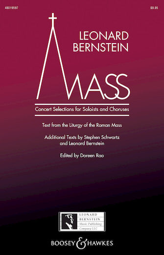 Bernstein, ed. Rao - Mass: Concert Selections for Soloists and Choruses - SATB