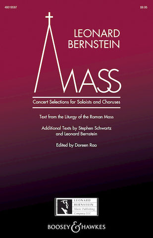Bernstein, ed. Rao - Mass: Concert Selections for Soloists and Choruses - SATB