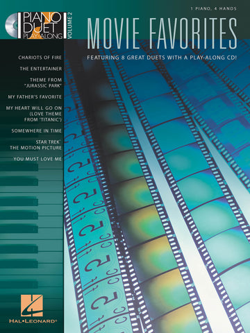 Various - Piano Duet Play-Along, Vol. 2: Movie Favorites (w/CD) - Piano, 4 Hands