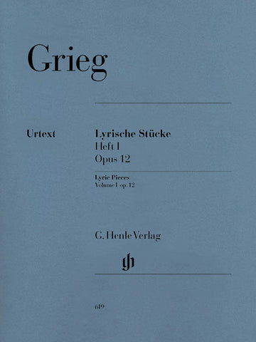 Grieg, ed. Heinemann – Lyric Pieces, Vol. I, Op. 12 – Piano