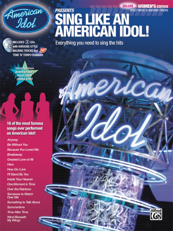 Various – Sing Like an American Idol: Deluxe Women's Edition (w/CD) – Piano, Vocal, Guitar