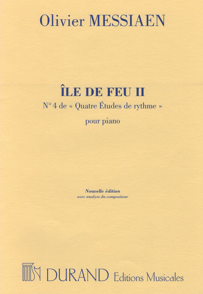 Messiaen – Ile de Feu No. 2 – Piano