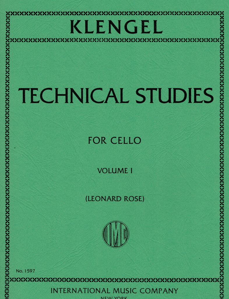 Klengel, ed. Rose - Technical Studies, Vol. 1 - Cello Method