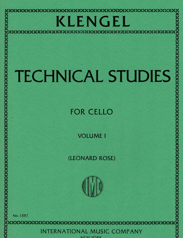 Klengel, ed. Rose - Technical Studies, Vol. 1 - Cello Method