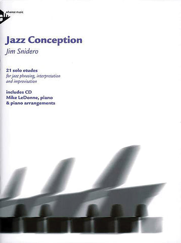 Snidero - Jazz Conception: Piano (w/CD or AA) - Piano Method