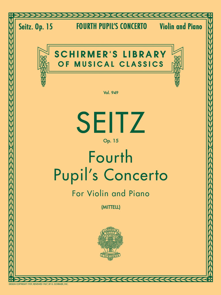Seitz - Fourth Pupil's Concerto - Violin and Piano