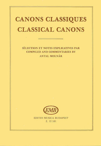 Agocsy - Classical Canons: 230 Solfeggio - Vocal Method