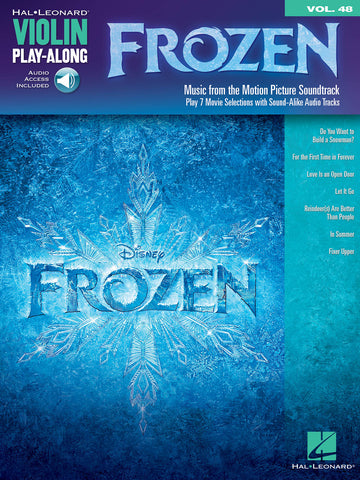 Hal Leonard Violin Play-Along, Vol. 48: Frozen (w/Audio Access) - Violin Solo