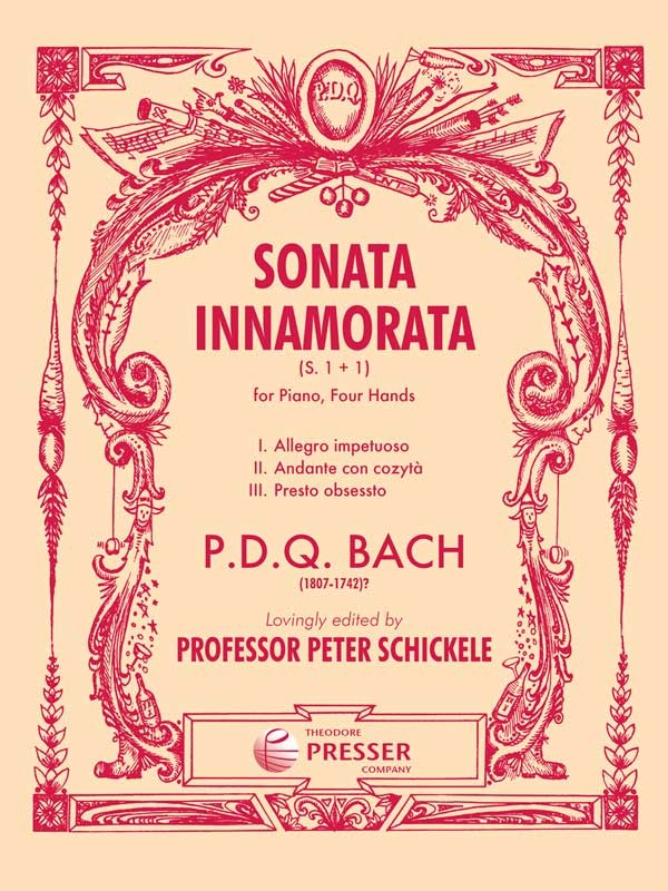 Bach, P.D.Q. – Sonata Innamorata – Piano, 4 Hands