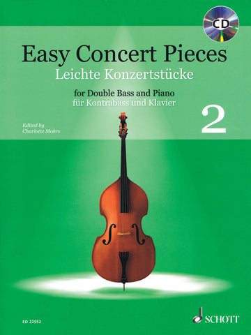 Mohrs, ed. – Easy Concert Pieces 2 (w/CD) – Contrabass and Piano