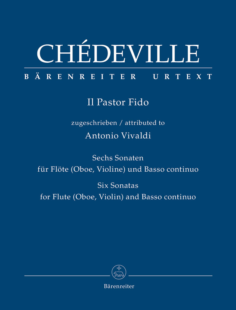Chedeville (attributed to Vivaldi) - Il Pastor Fido, Six Sonatas - Flute (Violin) (Oboe) and Basso