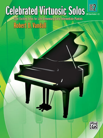 Vandall - Celebrated Virtuosic Solos, Book 2 - Easy Piano