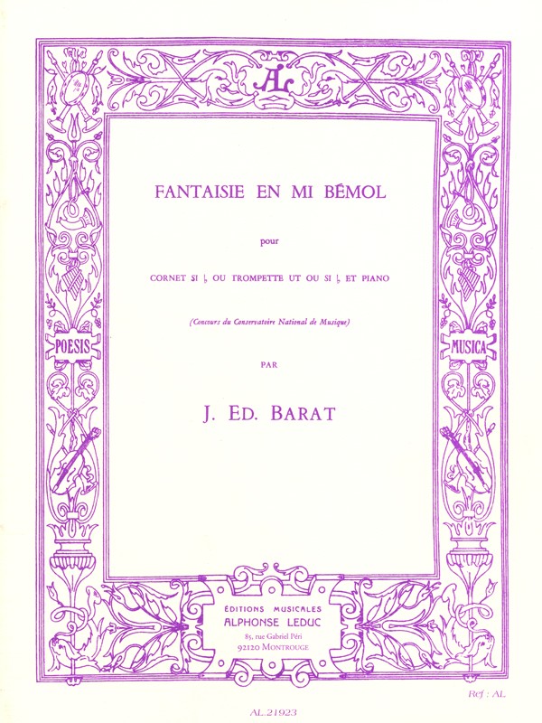 Barat - Fantaisie in Eb Minor - Trumpet and Piano