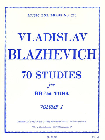 Blazhevich - 70 Studies, Vol. 1 - Bb Tuba Method