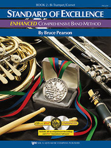 Standard Of Excellence: Bb Trumpet/Cornet, Book 2 (w/CD) - Trumpet Method