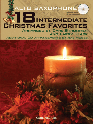 arr. Clark and Strommen- 18 Intermediate Christmas Favorites (w/CD) - Alto Saxophone Solo