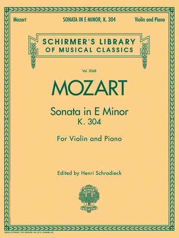 Mozart - Sonata in E Minor, K.304 - Violin and Piano