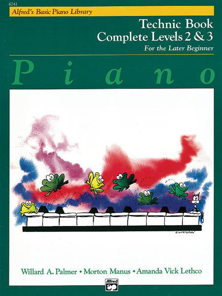 Alfred's Basic Later Beginner - Technic, Levels 2 and 3 (Complete) - Piano Method