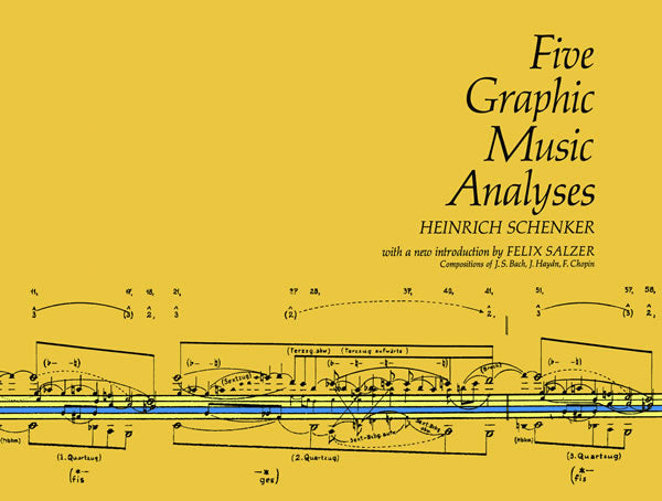Schenker- 5 Graphic Music Analyses - Book