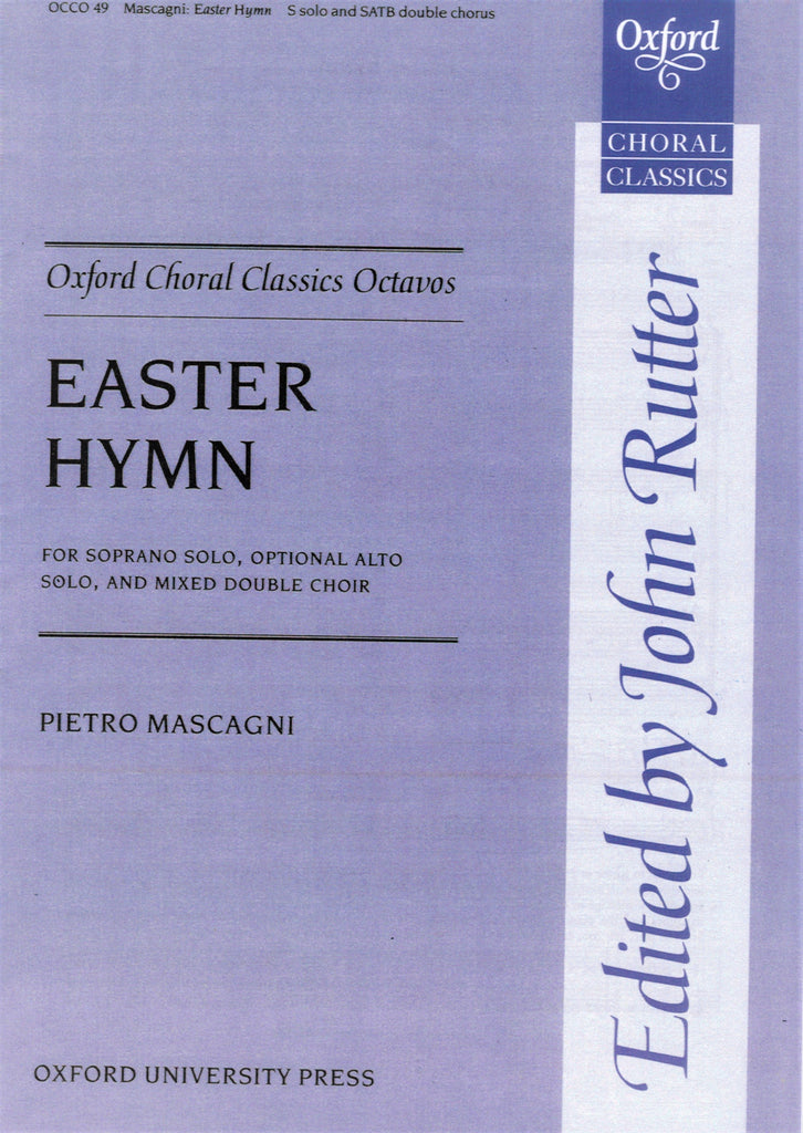 Mascagni, ed. Rutter - Easter Hymn from Cavalleria Rusticana - SSAATTBB and Piano