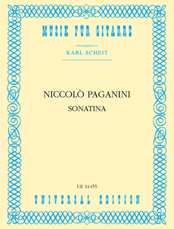 Paganini, ed. Scheit - Sonatina - Guitar Solo