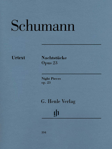 Schumann - Nachtstucke (Night Pieces), Op. 23 - Piano Solo