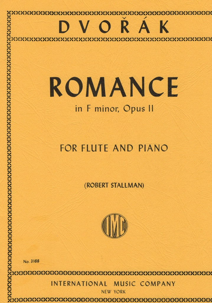 Dvorak, ed. Stallman - Romance in F Minor, Op. 11 - Flute and Piano