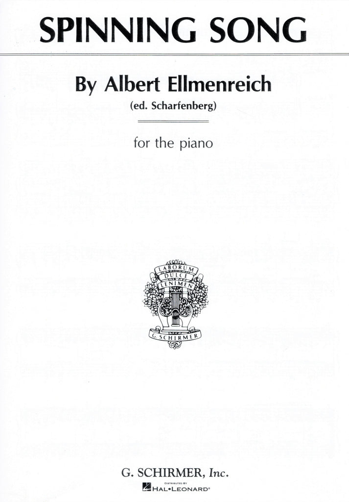 Ellmenreich – Spinning Song, Op. 14/4 – Piano