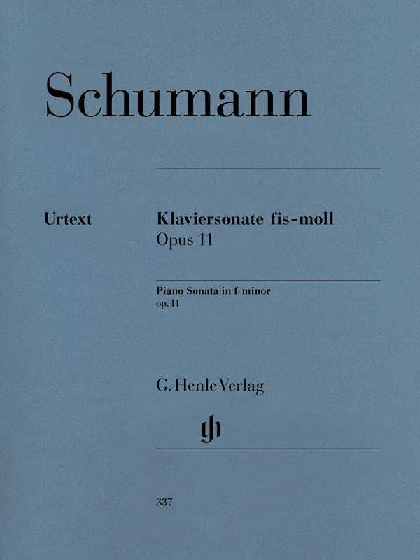 Schumann, ed. Herttrich – Sonata in F# Minor, Op. 11 – Piano