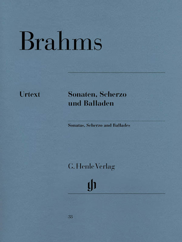 Brahms, ed. Georgii – Sonatas, Scherzo and Ballades – Piano