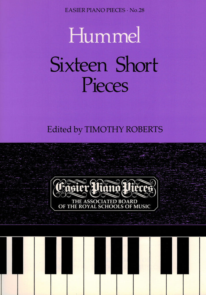 Hummel – 16 Short Pieces – Piano